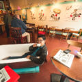 Jackie Tran looking fly at Bathtub Coffee in Bisbee, Ariz. (Credit: Anna Figueroa)