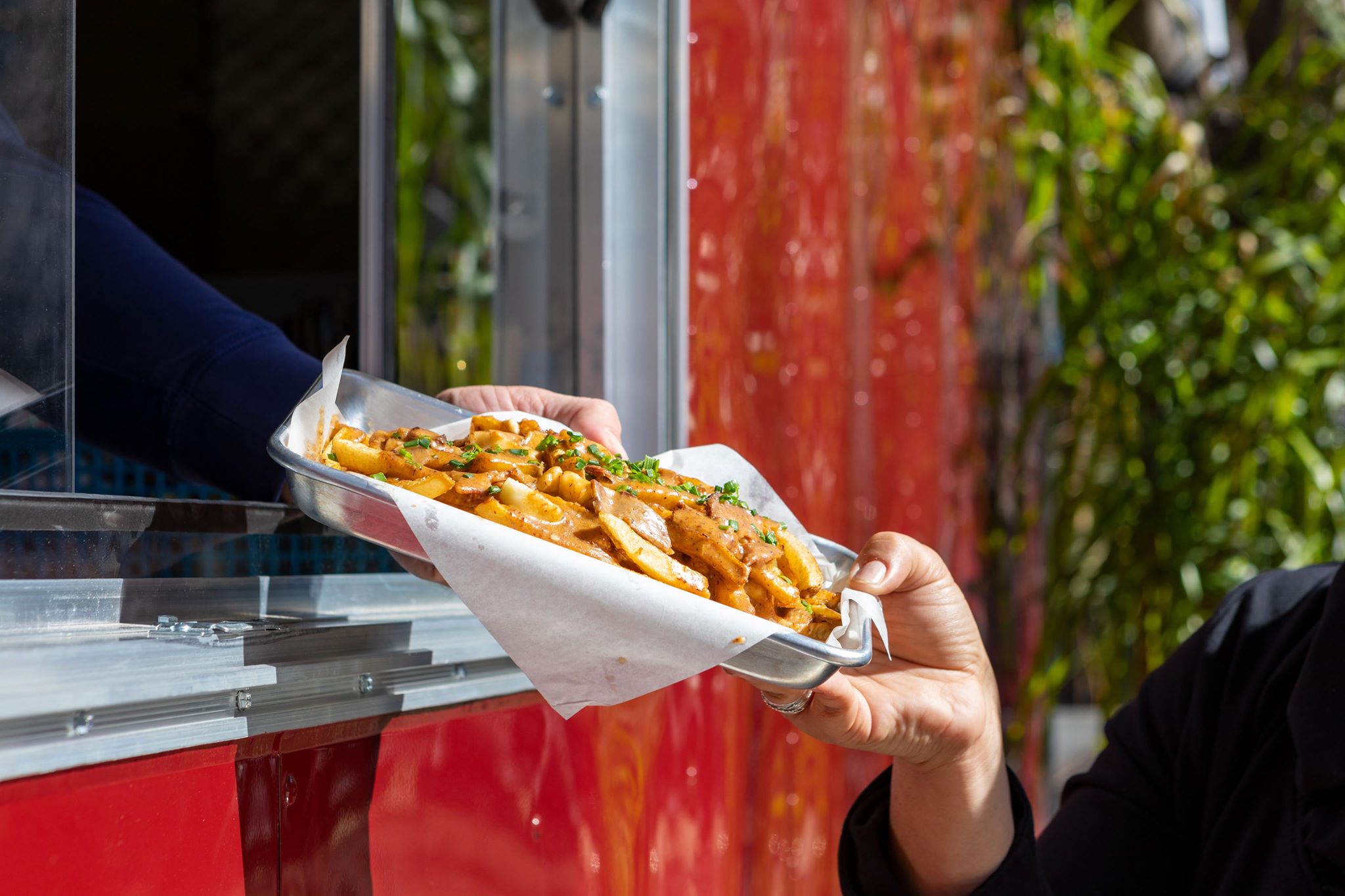 Poutine from the food truck Plaza Eats at Hotel Congress (Photo courtesy at Hotel Congress)