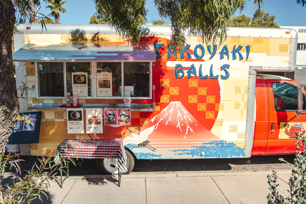 Takoyaki Balls truck (Credit: Jackie Tran)