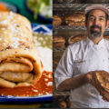 El Charro Cafe chimichanga and Don Guerra of Barrio Bread (Credit: Jackie Tran)