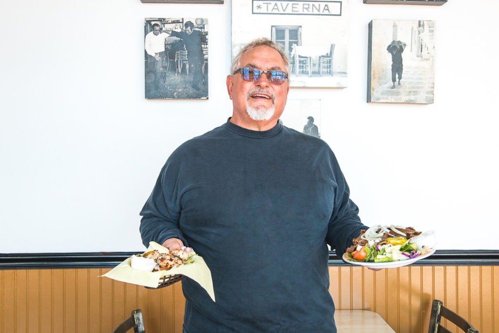Owner Mike Cotsones at Pappoule's (Credit: Jackie Tran)