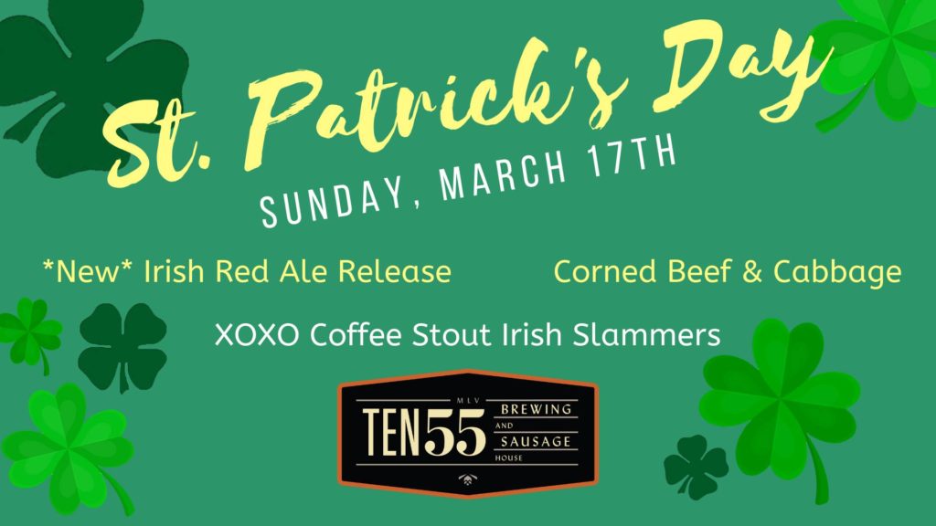 Ten55 St. Paddy's Day (Photo courtesy of Ten55 Brewing Co. on Facebook)