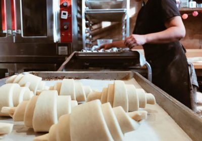 Time Market croissants in the making (Photo courtesy of Time Market on Instagram)