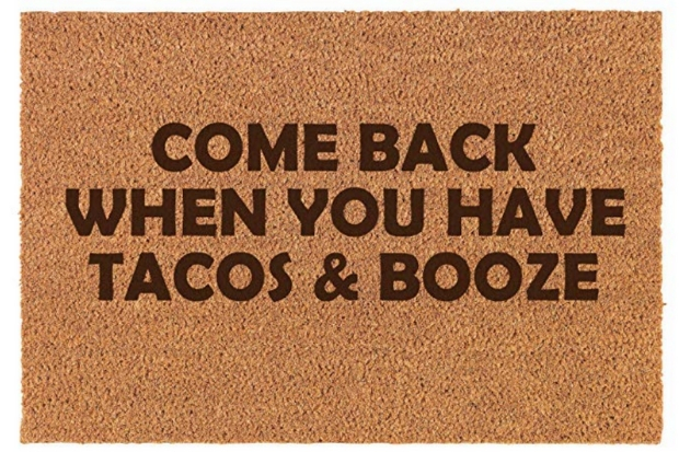Tacos Booze Doormat (Photo courtesy of Amazon.com)