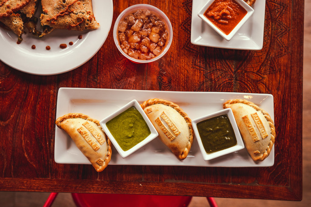 Empanadas at Bombolé Eatery (Credit: Jackie Tran)