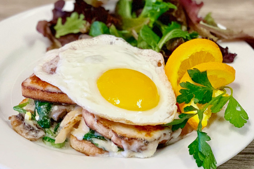Florentine Croque Madame at Ghini's French Caffe (Photo courtesy of Ghini's French Caffe)