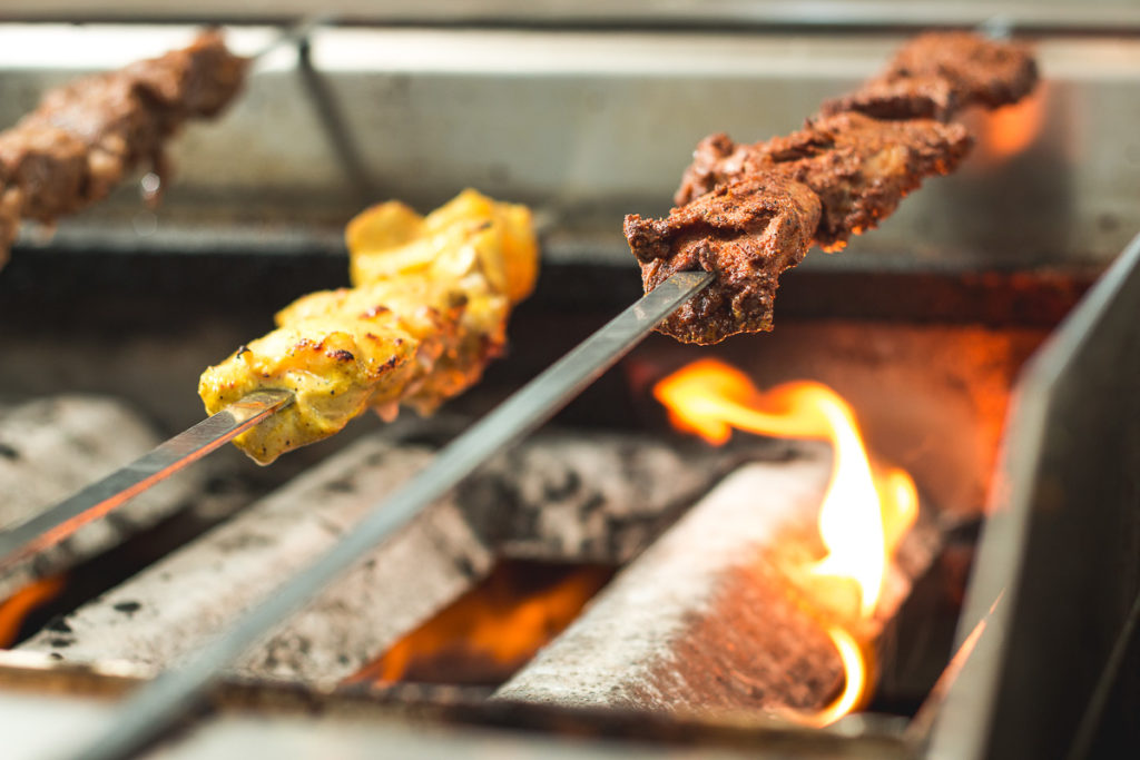 Kababs at Just Kabab (Credit: Jackie Tran)