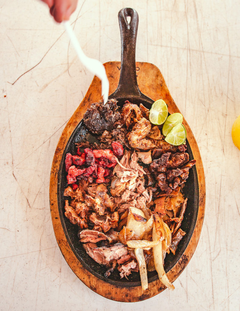 Parrillada from El Taco Rustico at the Tohono O'odham Swap Meet