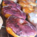 Blueberry Frosted Doughnut at Wheel Donut (Photo by Kate Severino)