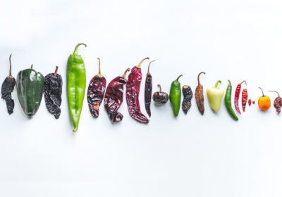 Assorted chili peppers (Credit: Jackie Tran)