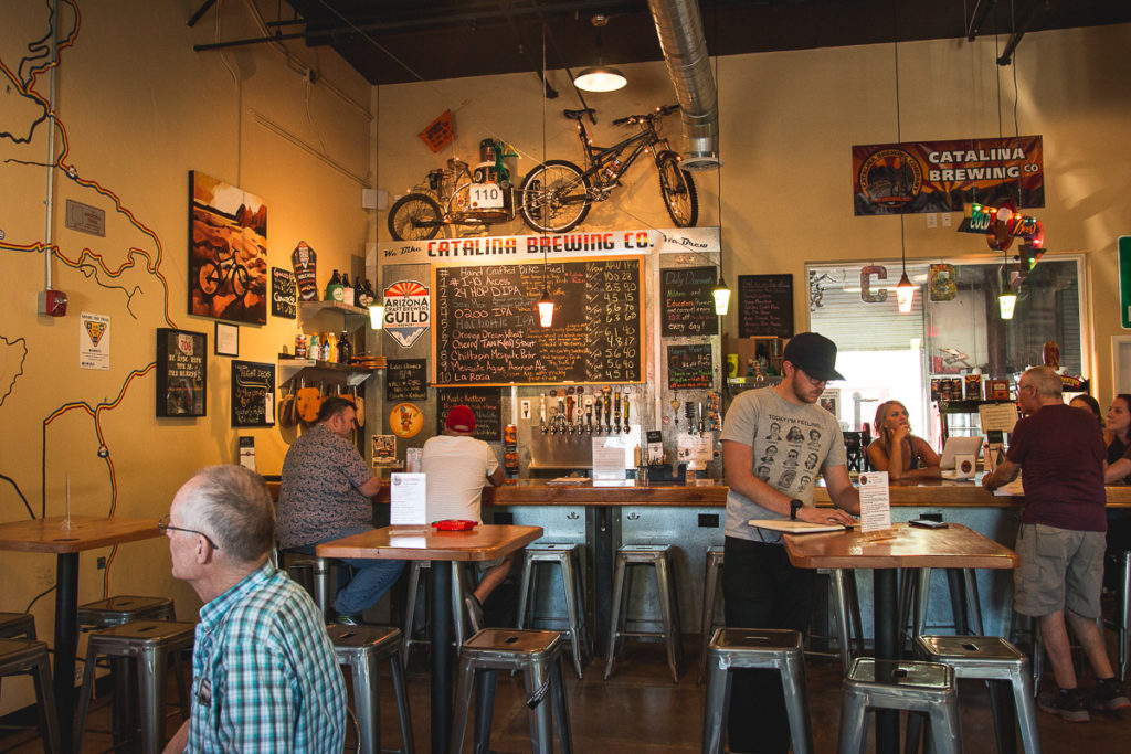Interior at Catalina Brewing Company