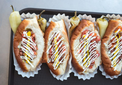 Sonoran hot dogs at El Guero Canelo
