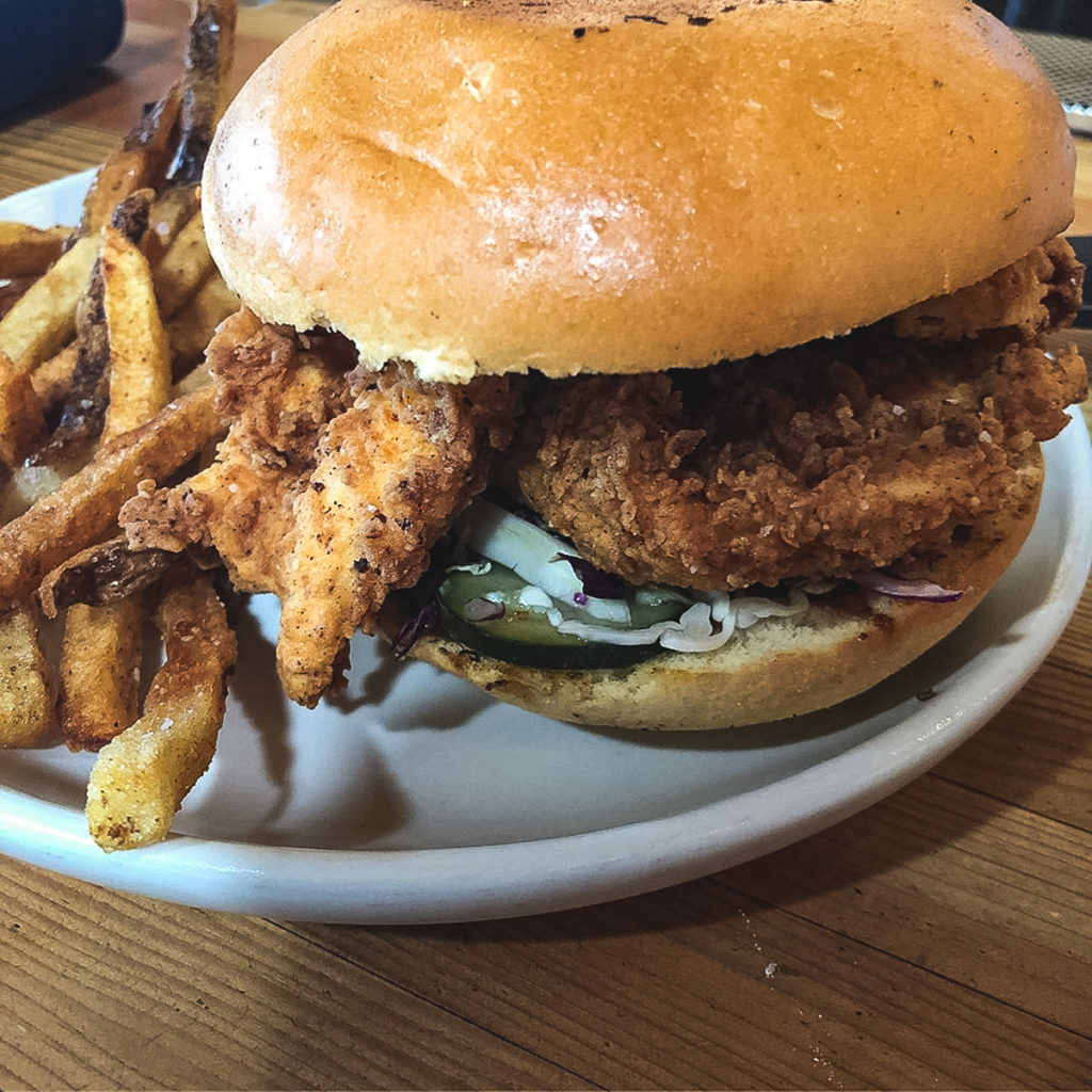 Fried Chicken Sandwich at Prep & Pastry