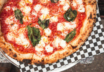 Margherita Pizza at Charred Pie