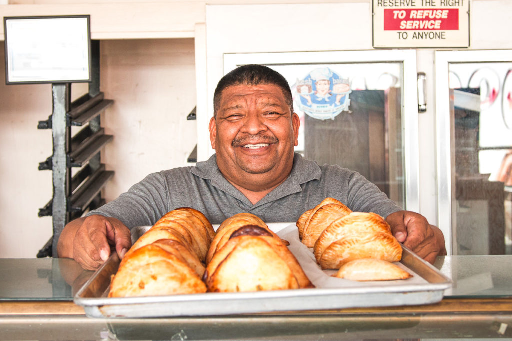 Empanadas at Mendez Bakery