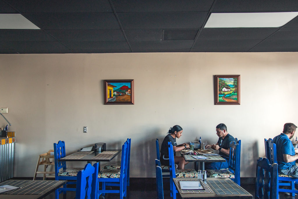 Interior at Selena's Salvadorian Restaurant