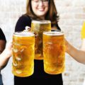 Beer steins at Ten55 Brewing Company
