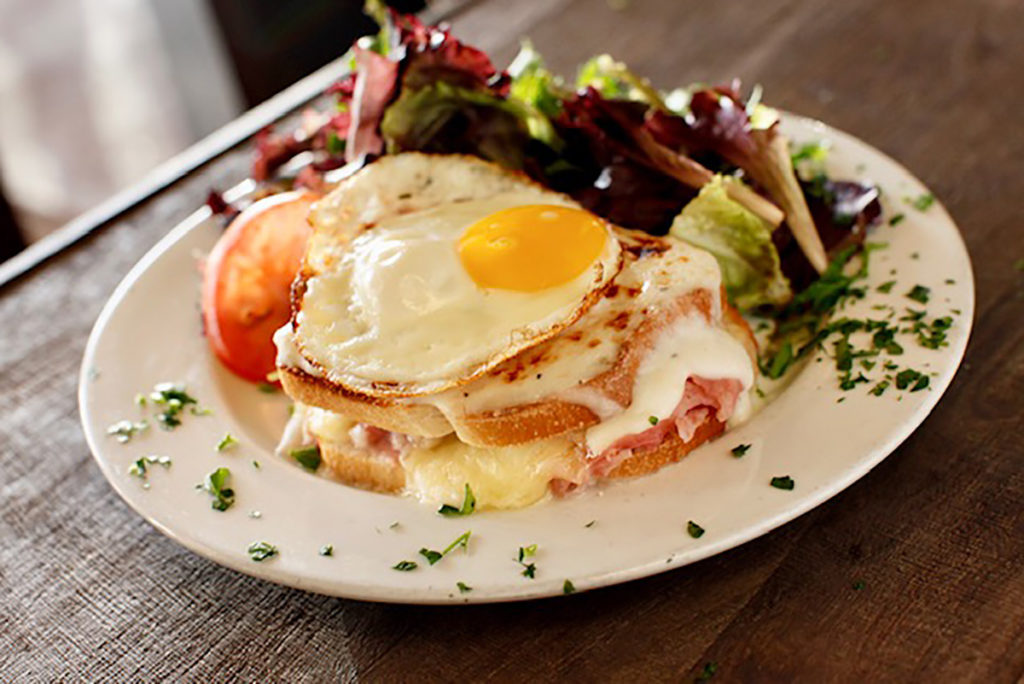 Croque Madame at Ghini's French Cafe in Tucson
