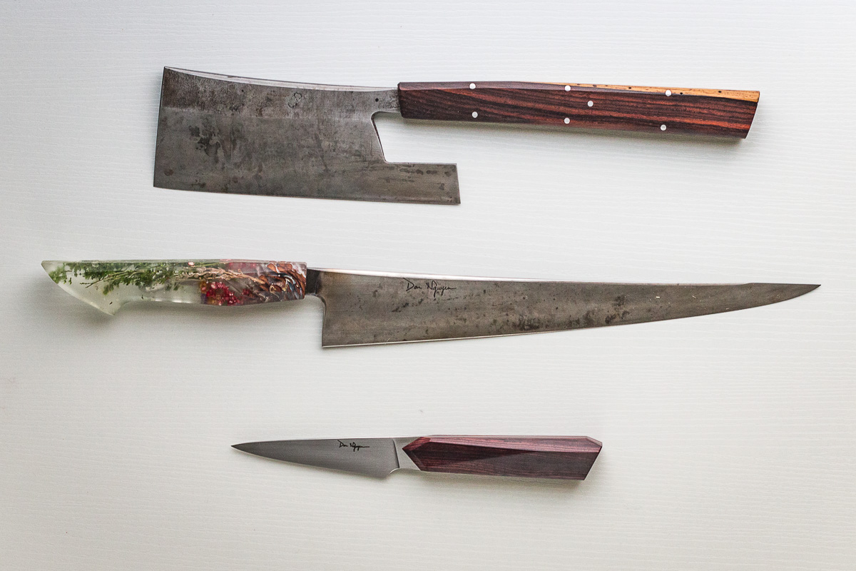 Knives from Don Nguyen Knives (Credit: Jackie Tran)