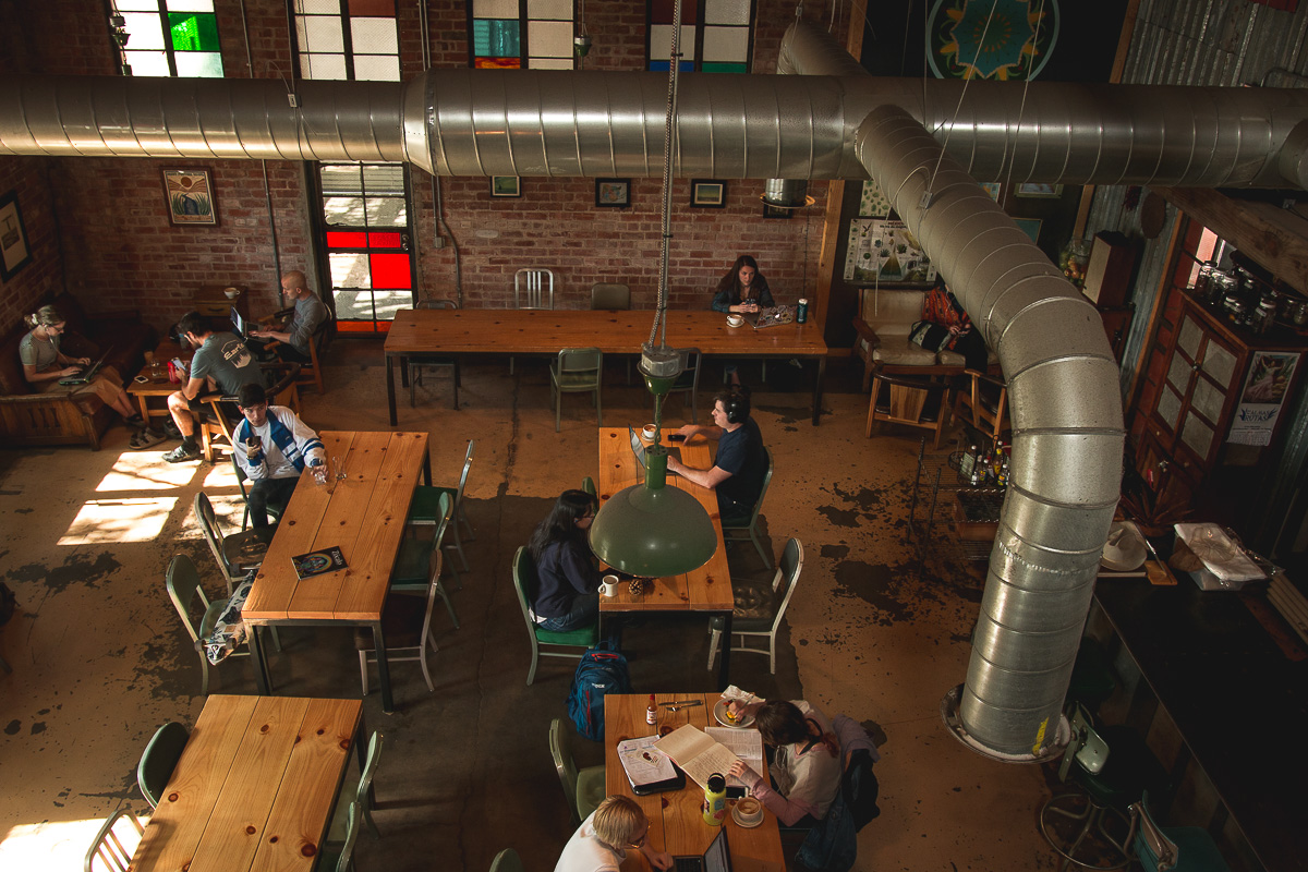 Interior at Exo Roast Co. / El Crisol Bar (Credit: Jackie Tran)