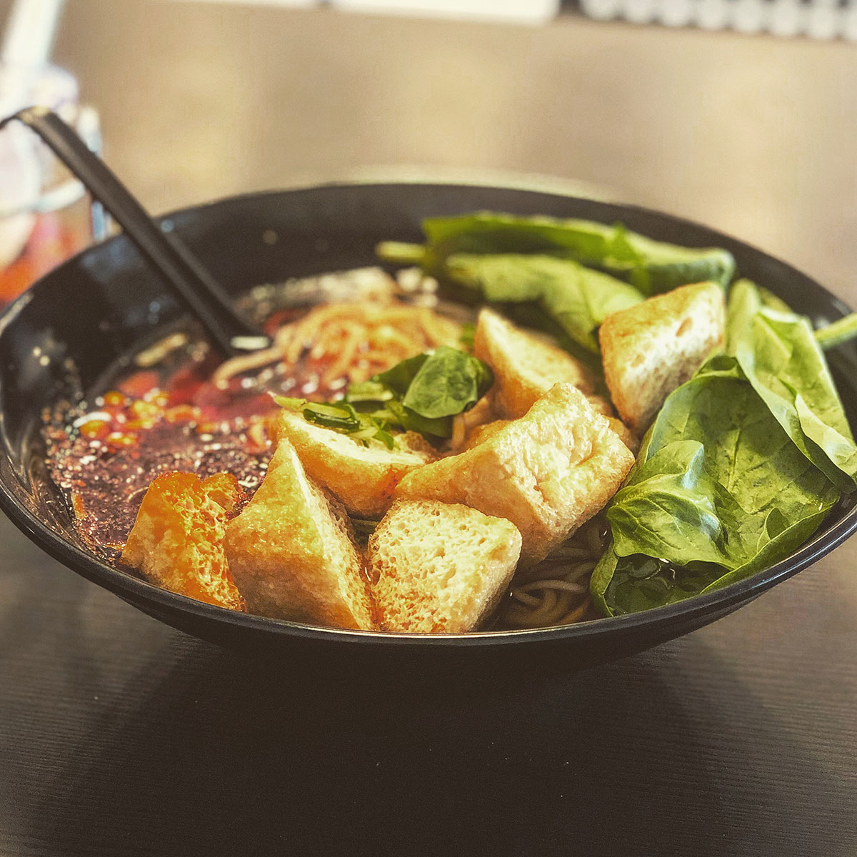 Chongqing Noodle Soup (Vegan) at Mian Sichuan