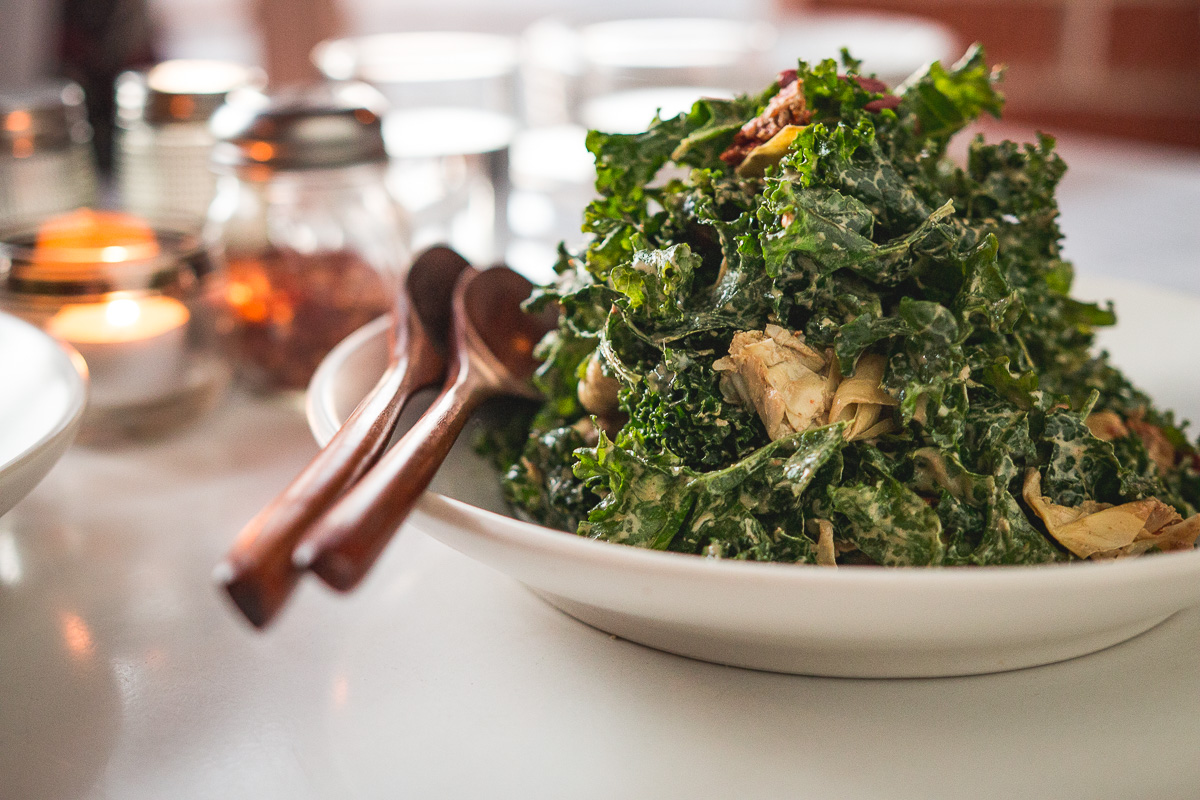 The Kale Salad at Falora (Credit: Jackie Tran)