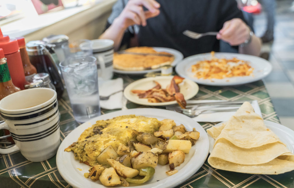 Green Chili & Cheese Omelette at Frank's