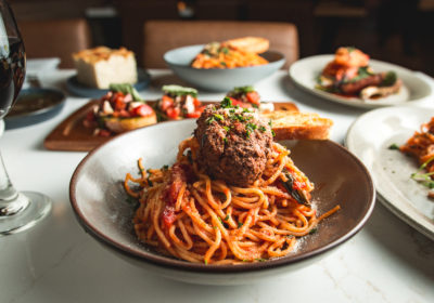 Spaghetti & Meatball at Bellissimo Ristorante Italiano (Credit: Jackie Tran)