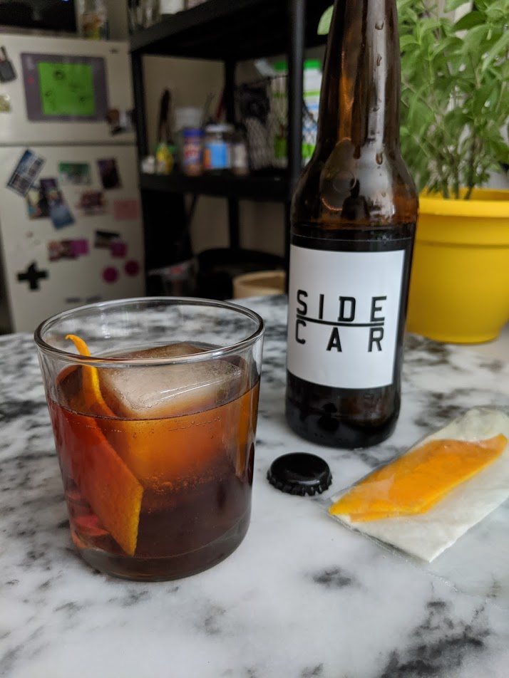 Negroni to-go from Sidecar (Credit: Jackie Tran)