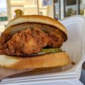 Chicken sandwich at Toss Fried Chicken & Ramen (Credit: Jackie Tran)