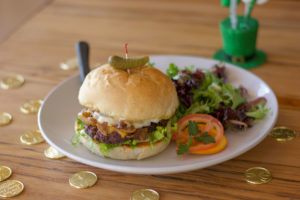 March's Irish Stout burger at Ghini's French Caffe