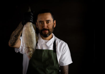 Ernie Soto, fishmonger of OBON (Photo by Anna Smirnova)