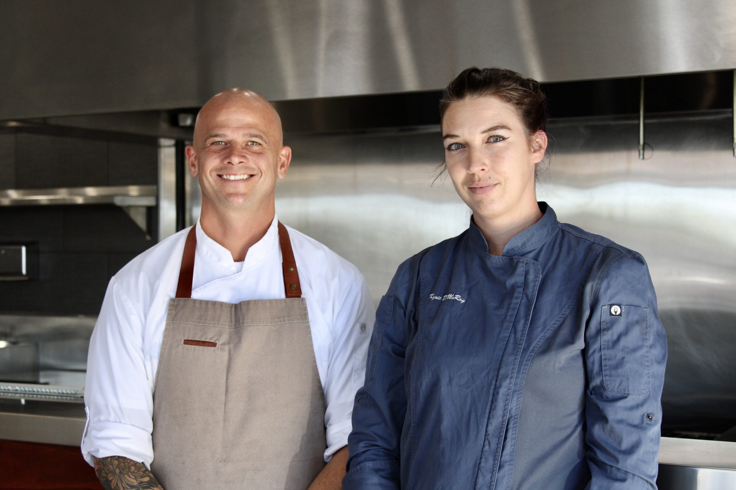 Chef Cory Oppold & Chef Kyrie McRoy (Photo courtesy of The Lobby)