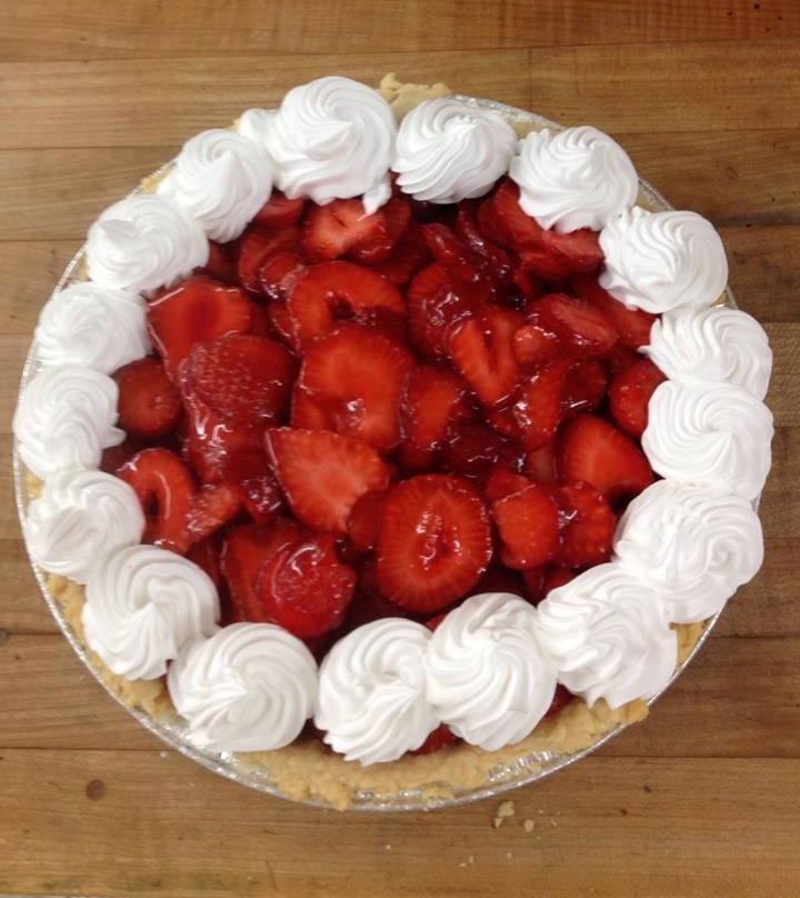 Strawberry and cream pie (Photo Credit: Gus Balon's)