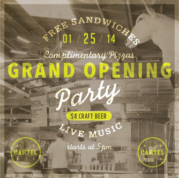 Cartel Coffee Lab Grand Opening Party
