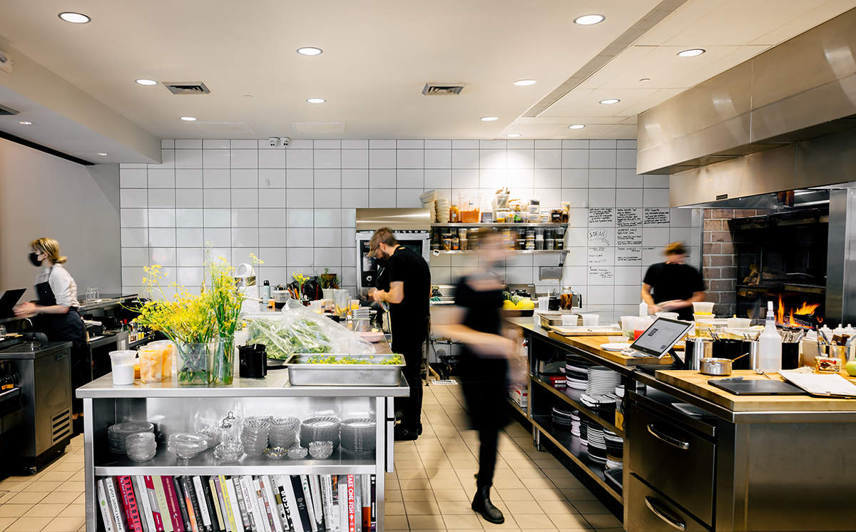 A look inside the kitchen at BATA