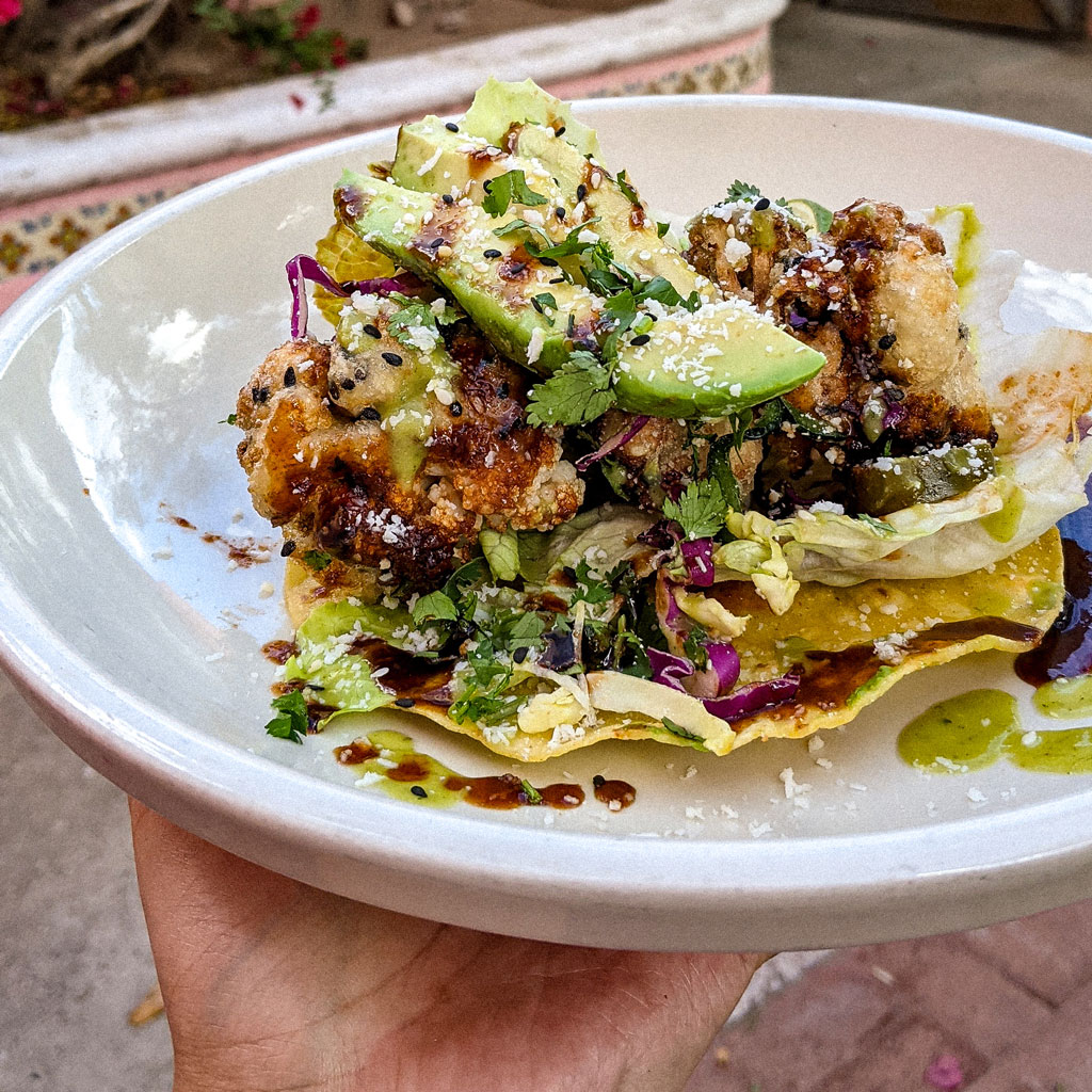 Jackie Tran's Korean Cauliflower Tacos at El Torero