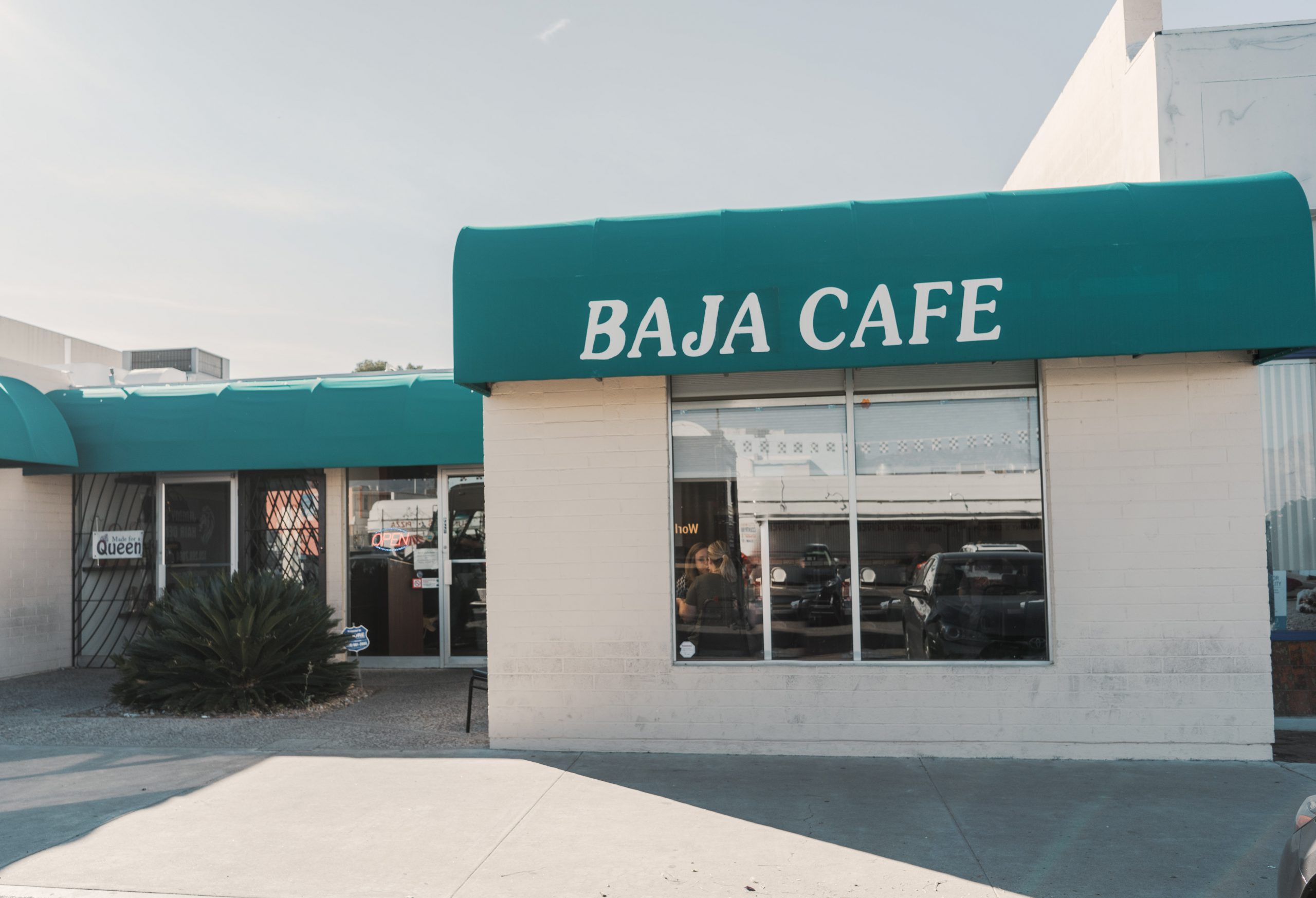 Facade at Baja Cafe's Broadway location