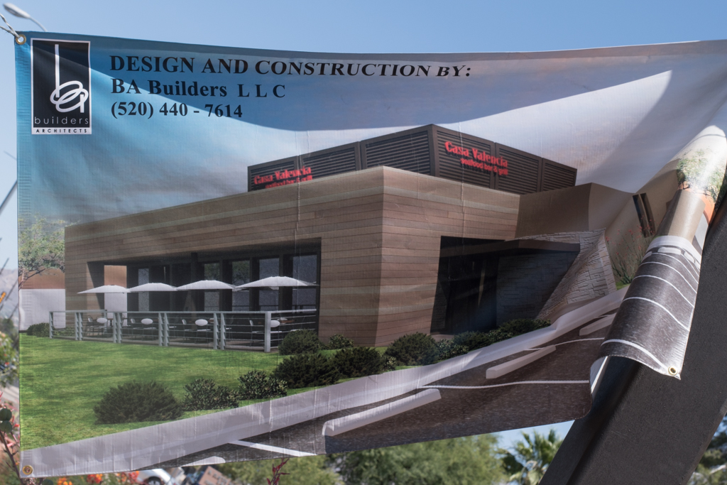 Banner of the architectural rendering for the second Casa Valencia location