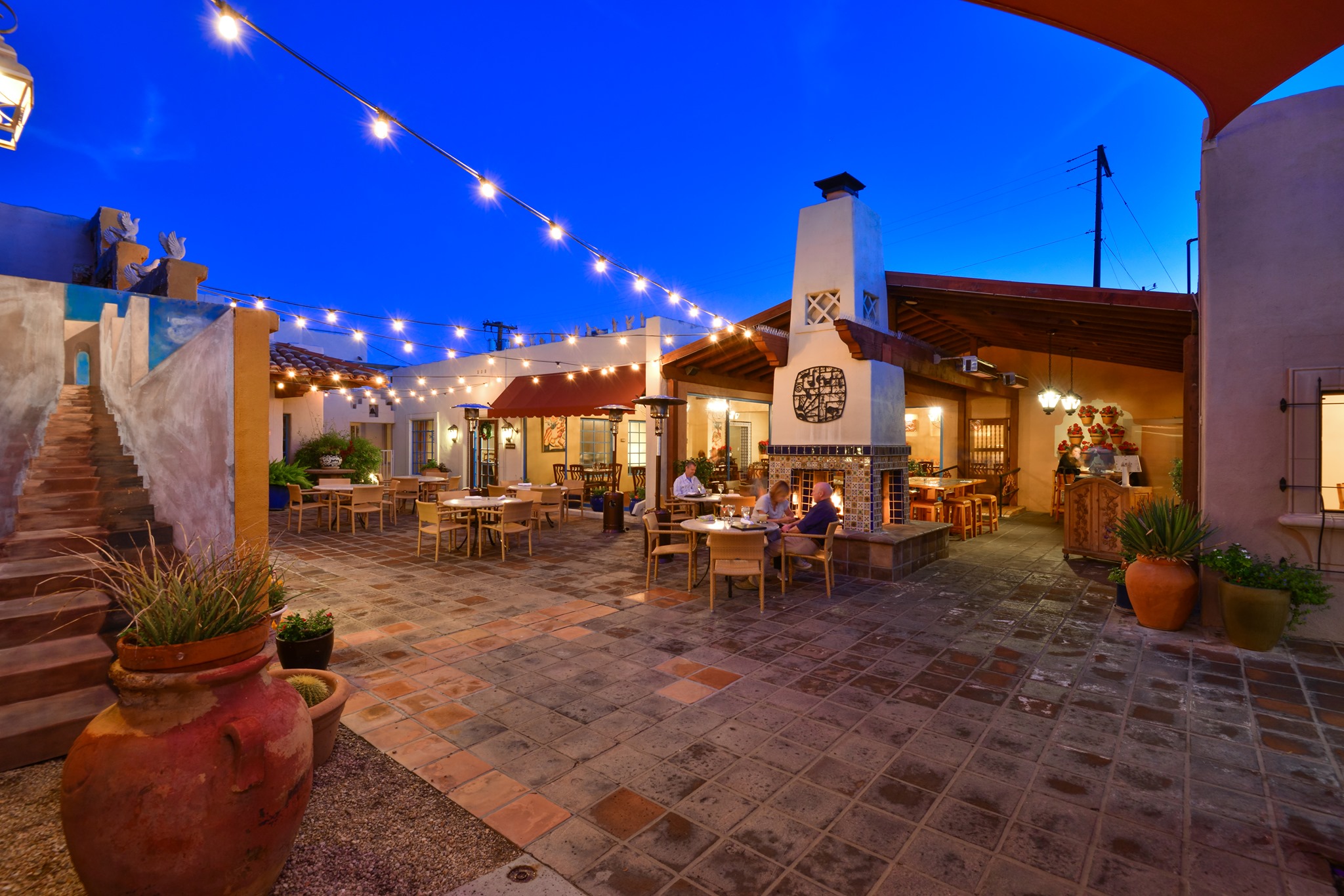 Patio at Cielos at Lodge on the Desert (Photo courtesy of Lodge on the Desert)