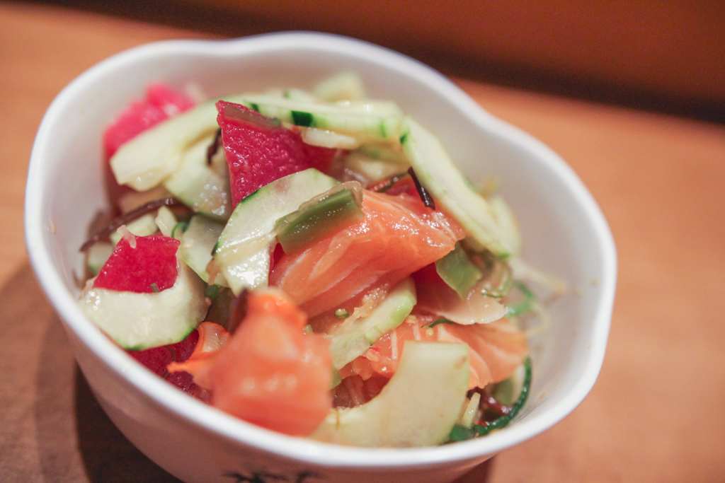 Poki Salad at K Japanese Restaurant (Credit: Shana Gegantoca)
