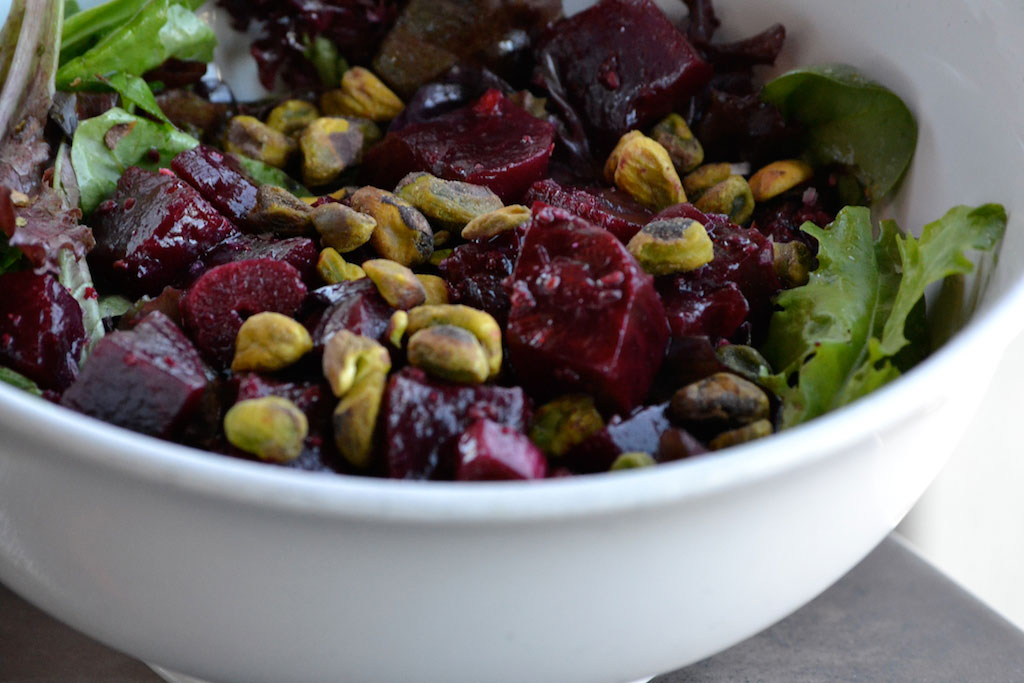 Beet Pistachio Salad from Time Market (Credit: Lacey & Suede)