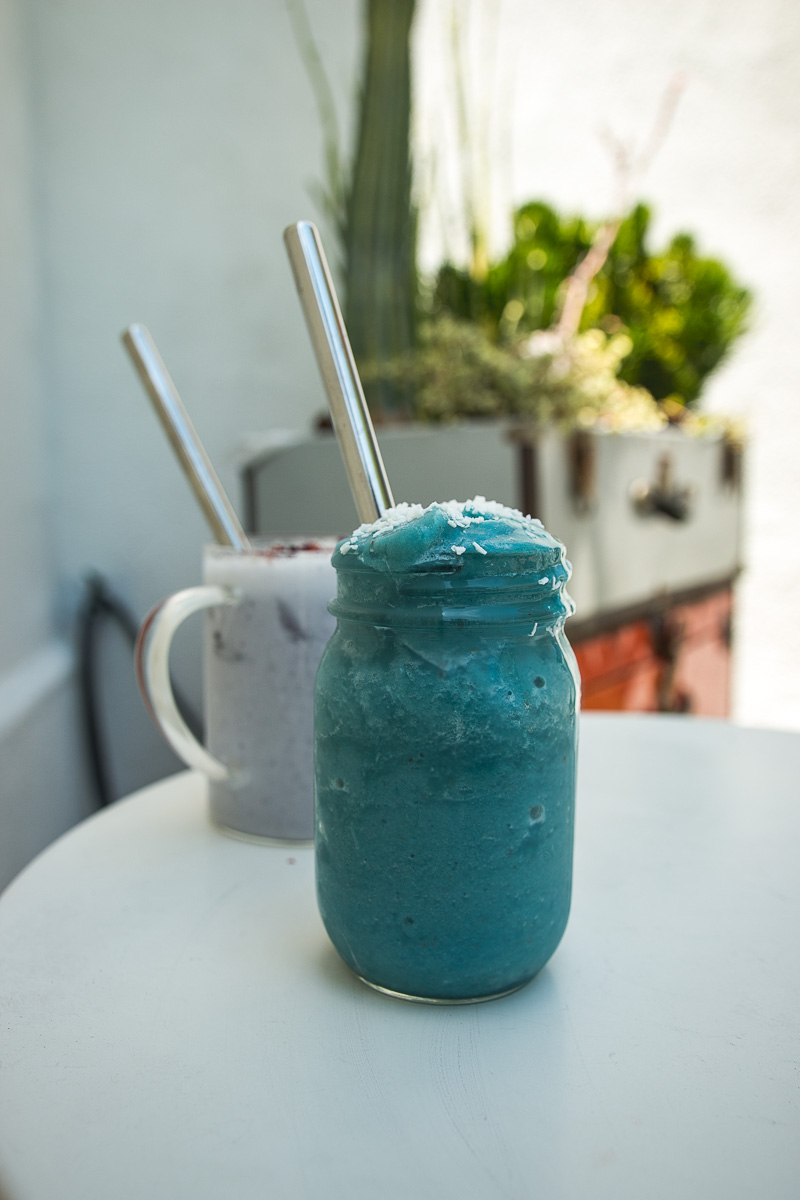 Blue Majik smoothie at Pure Love Juice