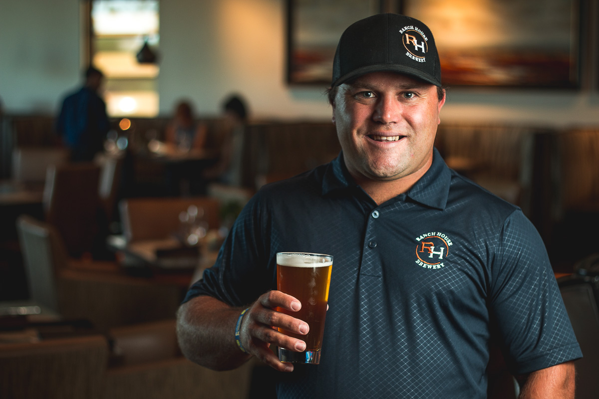 Brewer Josh Johnson at Ranch House Grill & Brewery