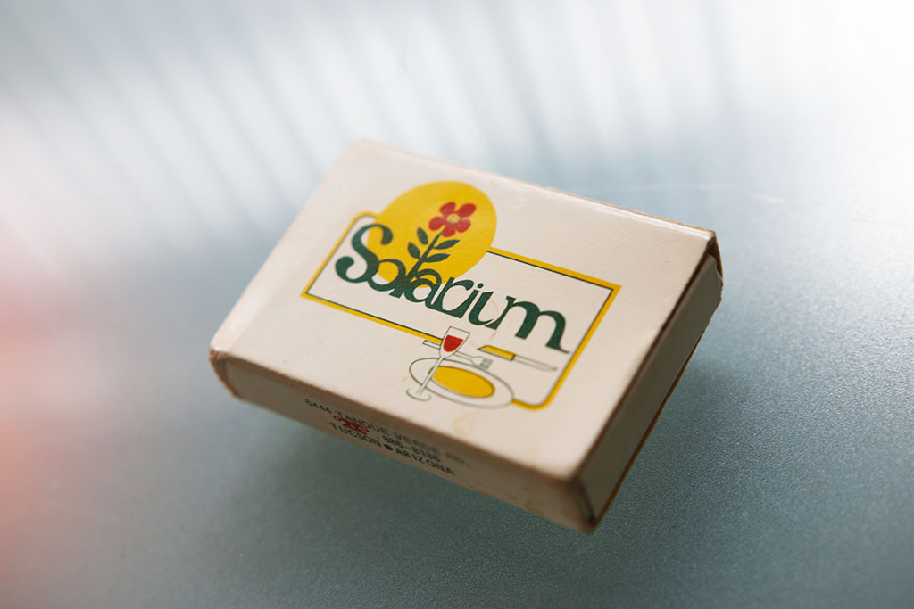 Solarium Matchbook