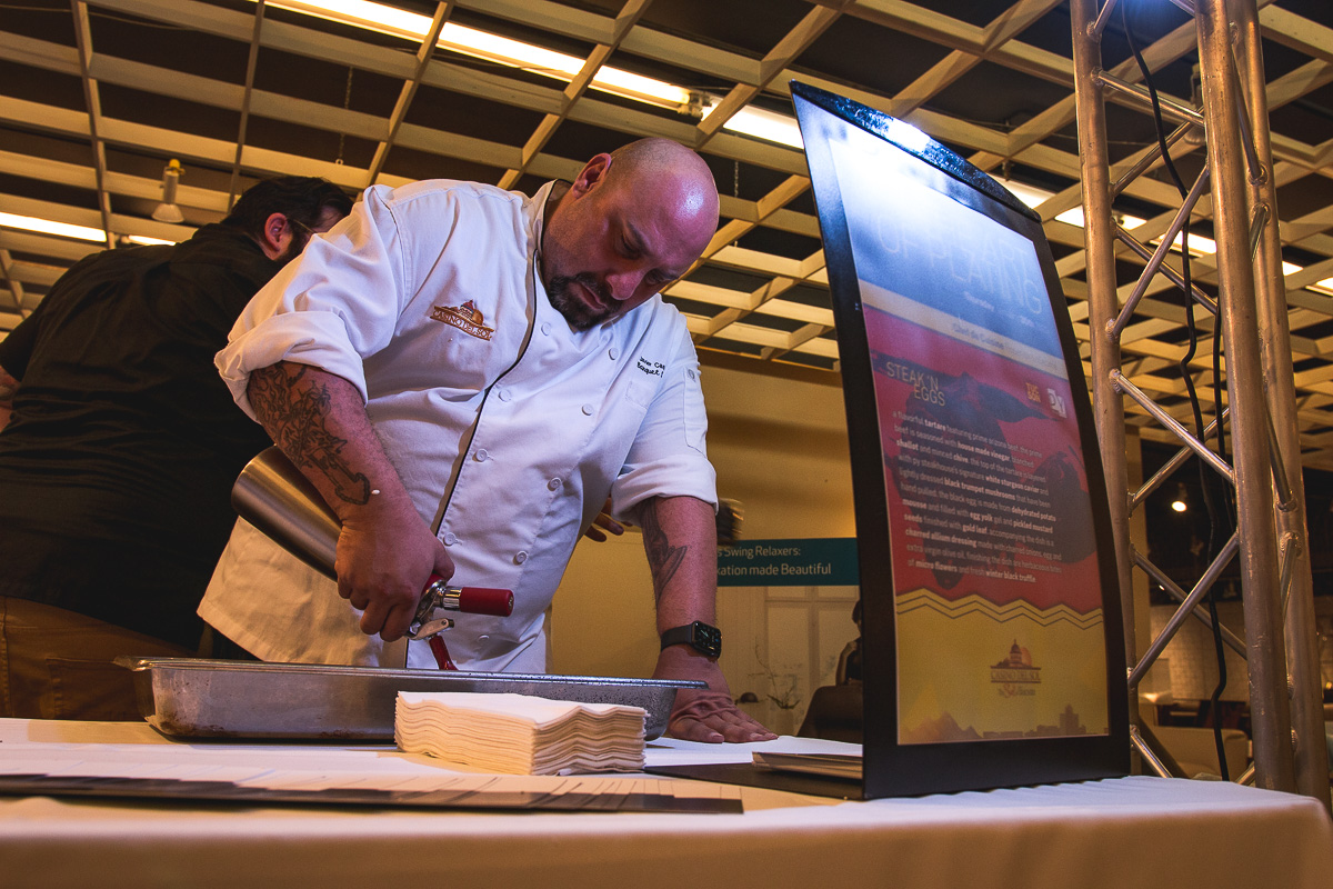 Casino Del Sol banquet chef Javier Castro at Art of Plating (Credit: Jackie Tran)
