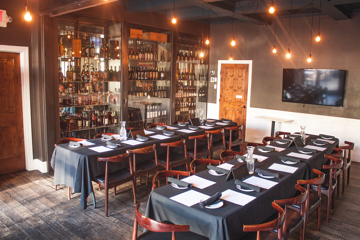 Private dining room at Union Public House (Credit: Chelsey Wade)