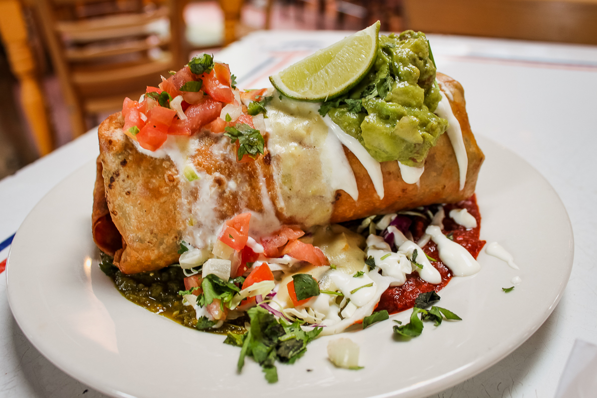 Chimichangas - MEXICAN RESTAURANT - GREEN BAY MEXICAN CUISINE