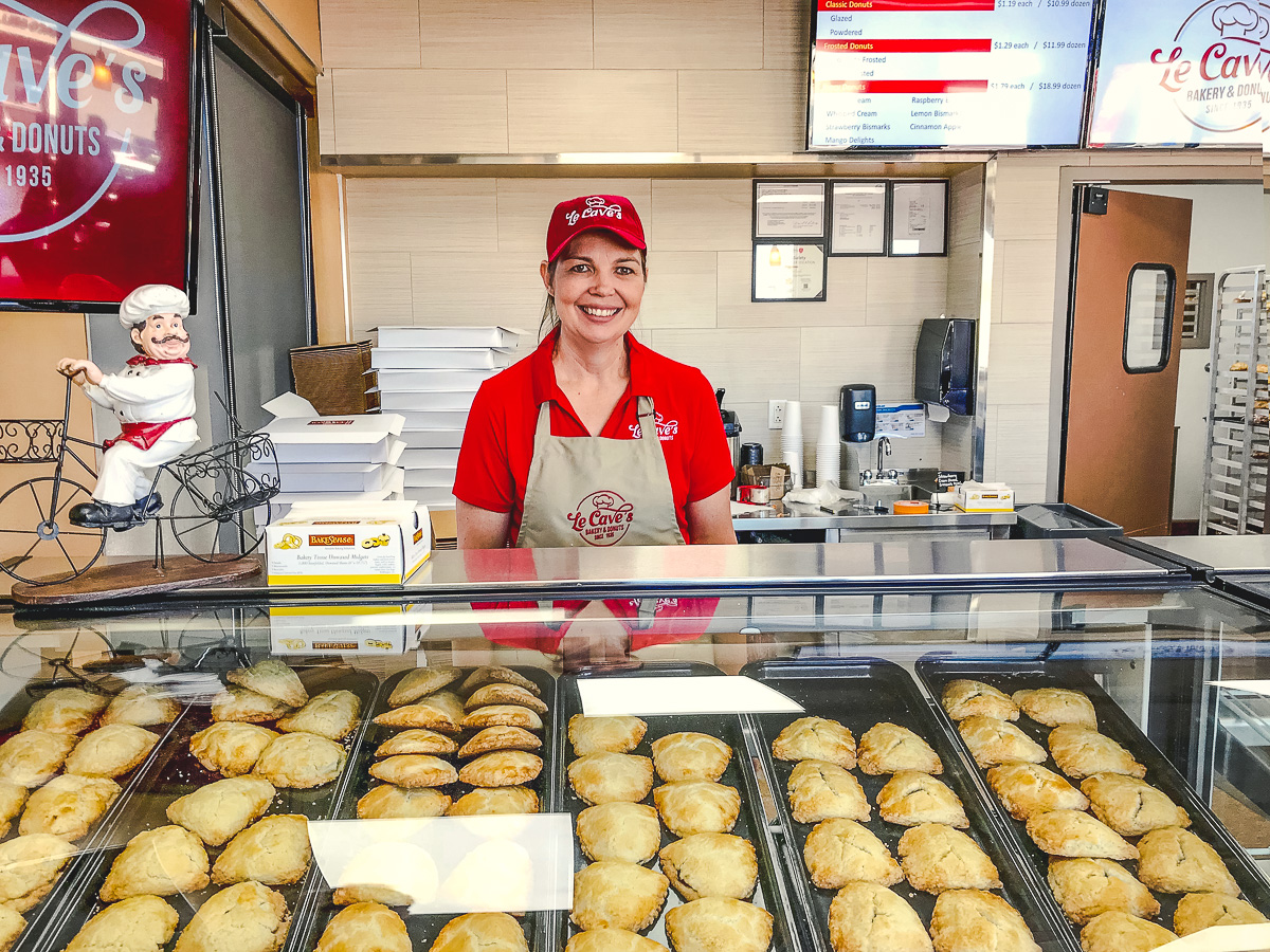 Le Cave's Bakery & Donuts co-owner Naomi Pershing (Photo courtesy of Le Cave's Bakery & Donuts)