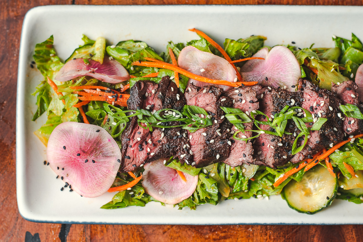 Steak Salad at Nook (Credit: Jackie Tran)